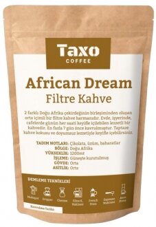 Taxo Coffee African Dream Kağıt Filtre Kahve 1 kg Kahve kullananlar yorumlar